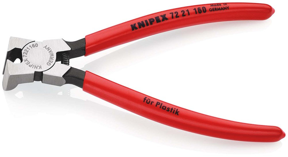 KNIPEX 72 21 160 Zijsnijtangen voor kunststof met kunststof bekleed 160 mm