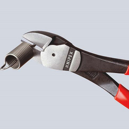 KNIPEX 74 05 140 Kracht-zijsnijtang met meer-componenten greep verchroomd 140 mm