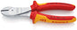 KNIPEX 74 06 180 Kracht-zijsnijtang geïsoleerd met meer-componentengrepen, VDE-getest verchroomd 180
