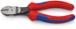 KNIPEX 74 12 160 Kracht-zijsnijtang met meer-componenten greep zwart geatramenteerd 160 mm