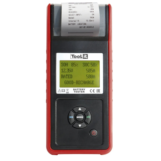 GYS Accutester PBT 600 digitaal met printer 12/24V 30-200Ah