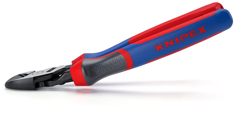 KNIPEX 74 22 200 Kracht-zijsnijtang met comfortgrepen zwart geatramenteerd 200 mm
