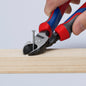 KNIPEX 74 22 200 Kracht-zijsnijtang met comfortgrepen zwart geatramenteerd 200 mm