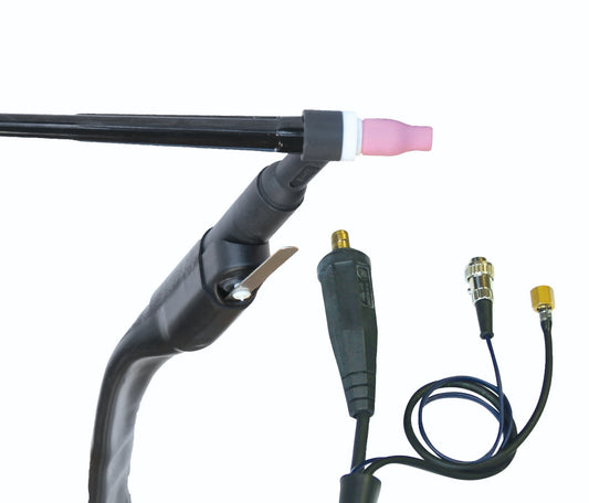 GYS TIG Toorts SR 26 L DIN Ø35/50 8m kabel (luchtgekoeld)