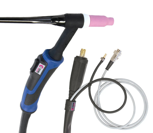 GYS TIG Toorts SR 26 P AMP Ø35/50 8m kabel (luchtgekoeld)