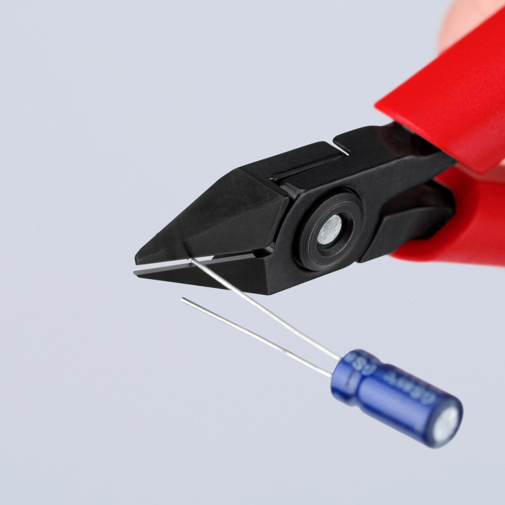 KNIPEX 75 22 125 Elektronica-zijsnijtang met kunststof bekleed gebruineerd 125 mm