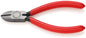 KNIPEX 76 01 125 Zijsnijtang voor elektromechanica met kunststof bekleed zwart geatramenteerd 125 mm