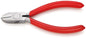 KNIPEX 76 03 125 Zijsnijtang voor elektromechanica met kunststof bekleed verchroomd 125 mm