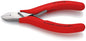 KNIPEX 77 11 115 Elektronica-zijsnijtang met doorgestoken scharnier met antislip kunststof bekleding