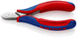 KNIPEX 77 22 115 Elektronica-zijsnijtang met doorgestoken scharnier met meer-componenten greep 115 m