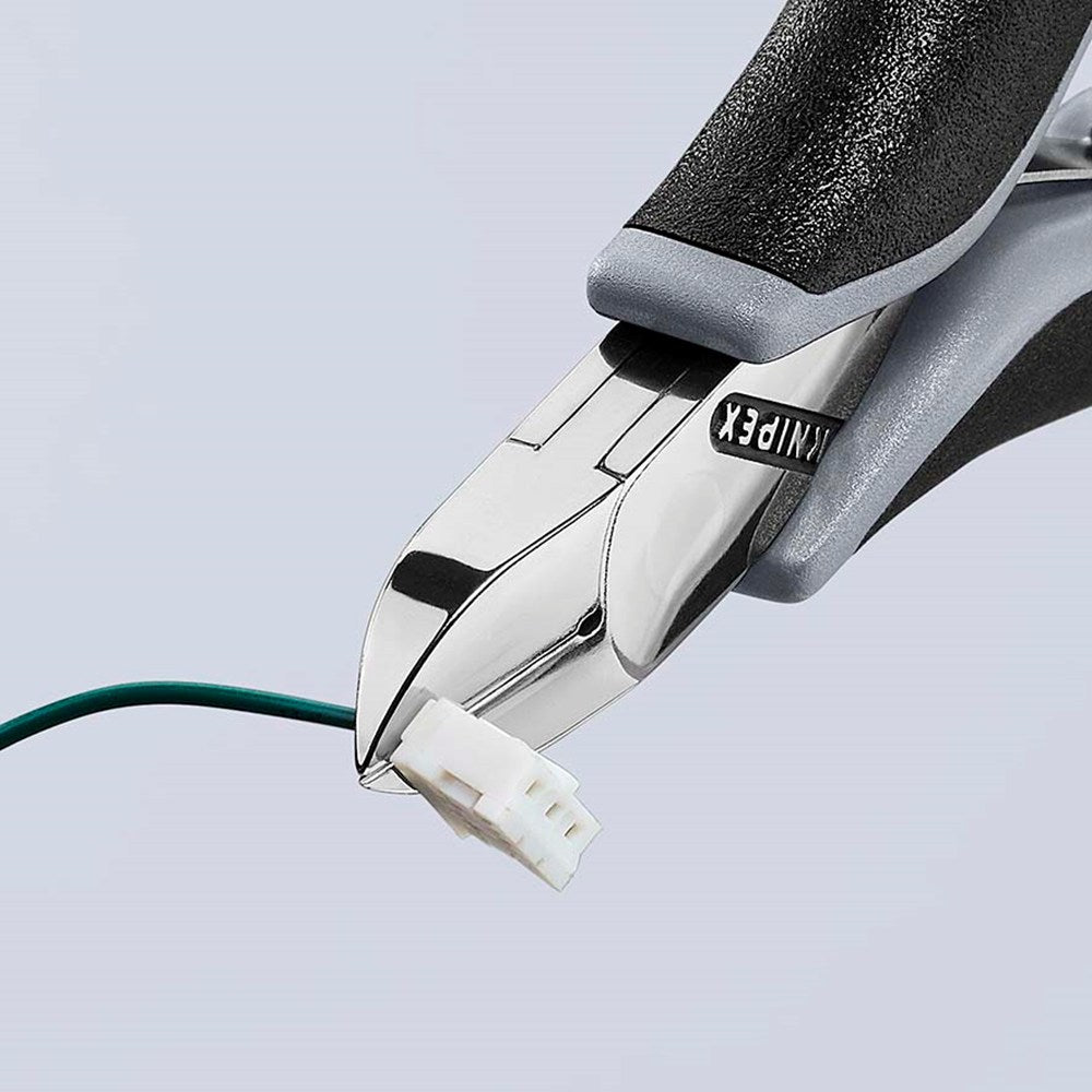 KNIPEX 77 22 115 ESD Elektronica-zijsnijtangen ESD met doorgestoken scharnier met meer-componenten g