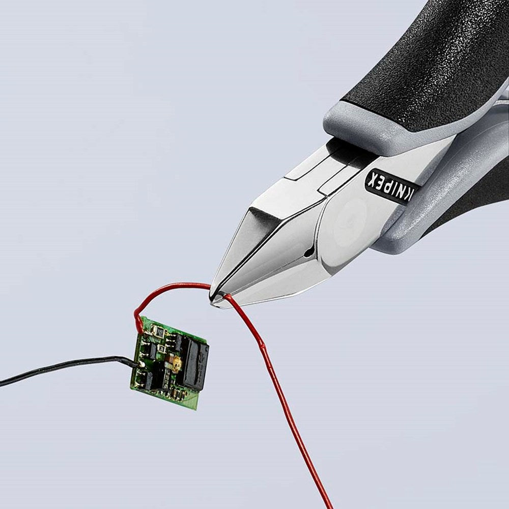 KNIPEX 77 42 115 ESD Elektronica-zijsnijtangen ESD met doorgestoken scharnier met meer-componenten g