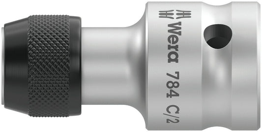 784 C 1/2" ADAPTER MET SNELWISSELFUNCTIE, 5/16 DUIM X 50 MM