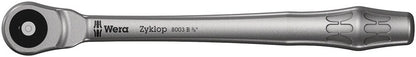 8003 B ZYKLOP METAL-RATEL MET DOORSTEEKVIERKANT MET 3/8"-AANDRIJVING , 222.0 MM