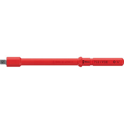 Kraftform Kompakt A VDE 712 i adapterkling, geïsoleerd, voor 1/4" doppen, 1/4" x 154 mm