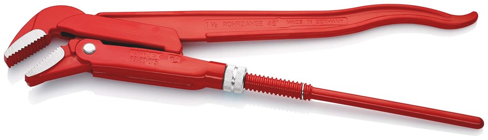 KNIPEX 83 20 015 Pijptang 45° rood poedergecoat 430 mm