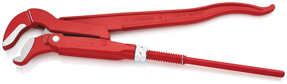 KNIPEX 83 30 015 Pijptang S-vormig rood poedergecoat 420 mm