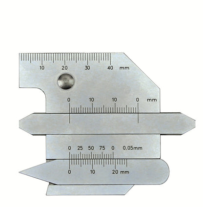 Universal Schweinahtlehre mattverchromt, Ablesung 1mm / 0,05mm