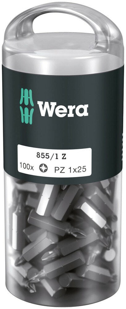 855/1 Z BITS POZIDRIV, PZ 1 X 25 MM (100 BITS PRO BOX)