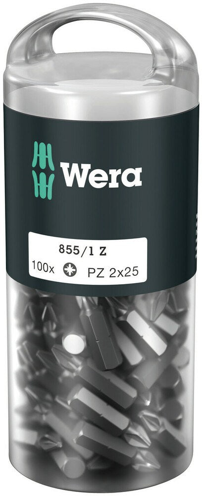855/1 Z BITS POZIDRIV, PZ 2 X 25 MM (100 BITS PRO BOX)