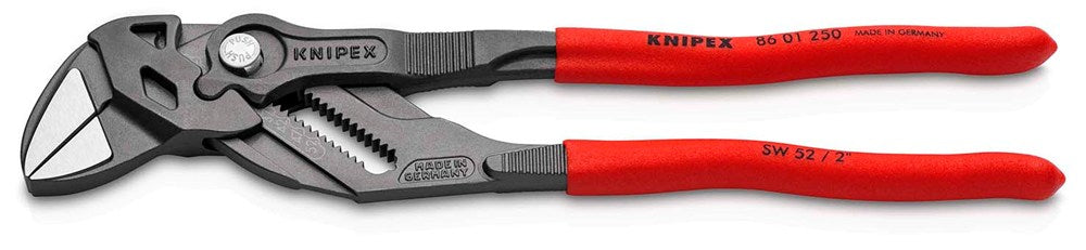 KNIPEX 86 01 250 Sleuteltang tang en schroefsleutel in één gereedschap met antslip kunststof bekleed