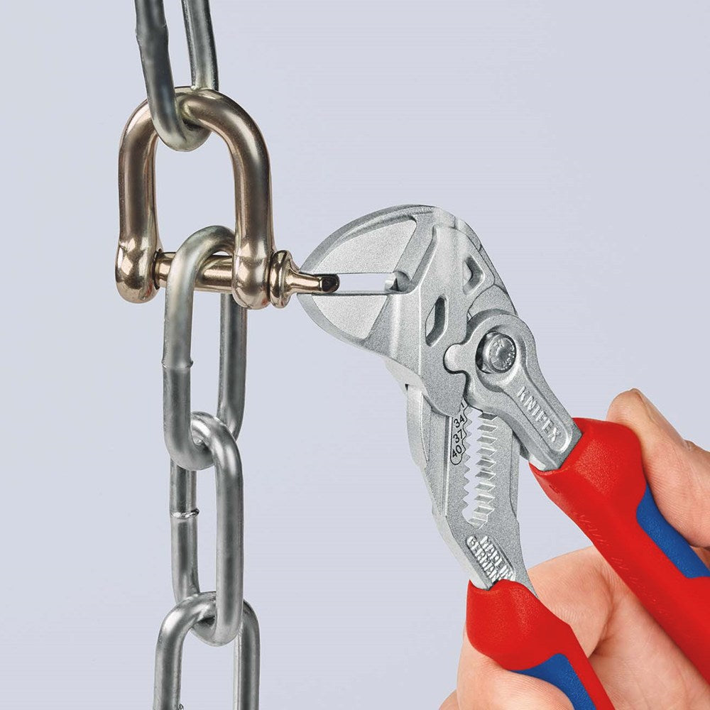 KNIPEX 86 05 180 Sleuteltang tang en schroefsleutel in één gereedschap met meer-componenten greep ve