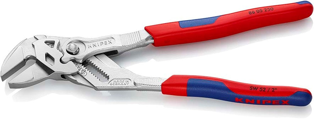 KNIPEX 86 05 250 Sleuteltang tang en schroefsleutel in één gereedschap met meer-componenten greep ve