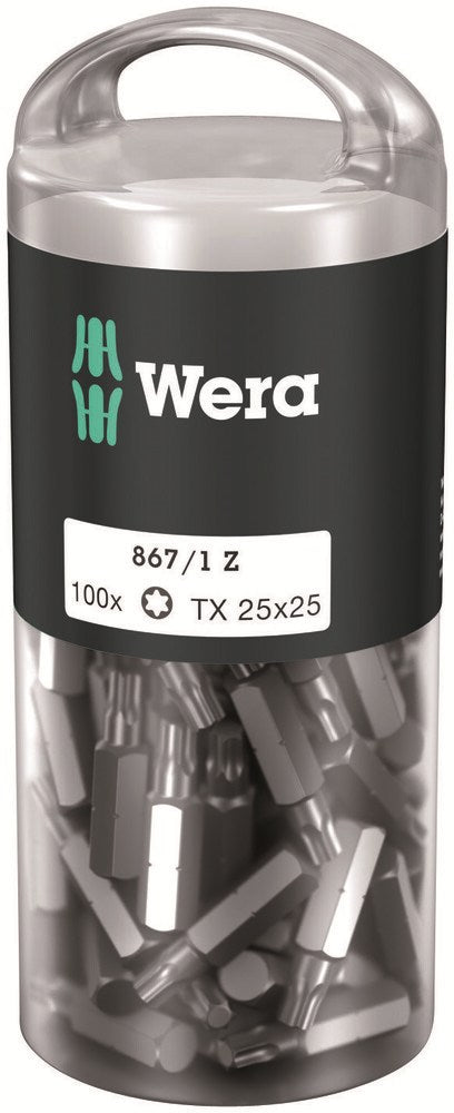 867/1 Z TORX® DIY 100, TX 25 X 25 MM (100 BITS PRO BOX)