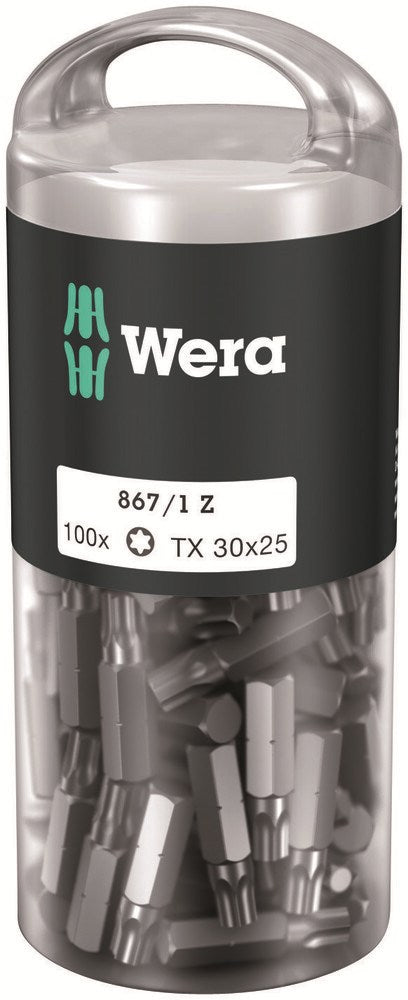 867/1 Z TORX® DIY 100, TX 30 X 25 MM (100 BITS PRO BOX)
