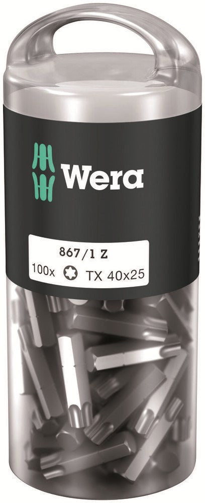 867/1 Z TORX® DIY 100, TX 40 X 25 MM (100 BITS PRO BOX)