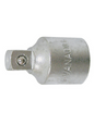 3/4" verloop binnen naar 1/2" buitenvierkant, DIN 3123 A, 58 mm