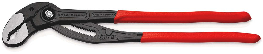 KNIPEX 87 01 400 Cobra® XL Pijp- en waterpomptang met antslip kunststof bekleed grijs geatramenteerd