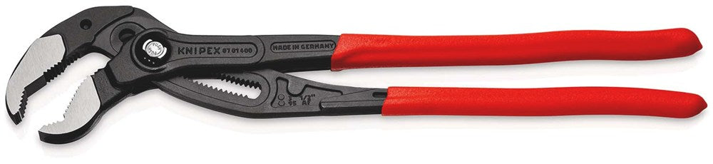 KNIPEX 87 01 400 Cobra® XL Pijp- en waterpomptang met antslip kunststof bekleed grijs geatramenteerd