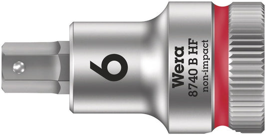8740 B HF BINNENZESKANT ZYKLOP BITDOP MET 3/8"-AANDRIJVING MET VASTHOUDFUNCTIE, 6,0 X 35 MM