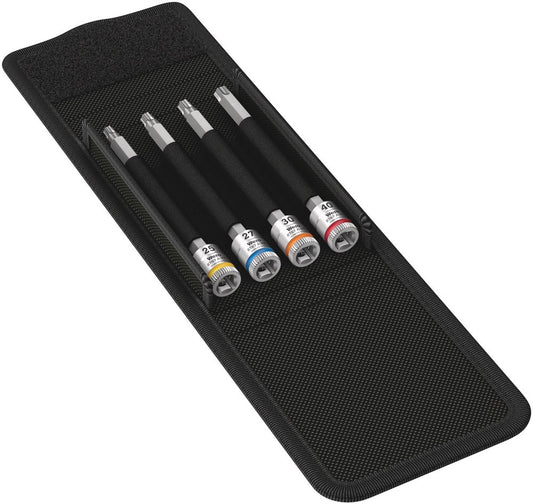 8767 A TORX® HF 1 ZYKLOP BIT-DOPPEN-SET TORX®, MET VASTHOUDFUNCTIE 1/4"-AANDRIJVING, 4-DELIG