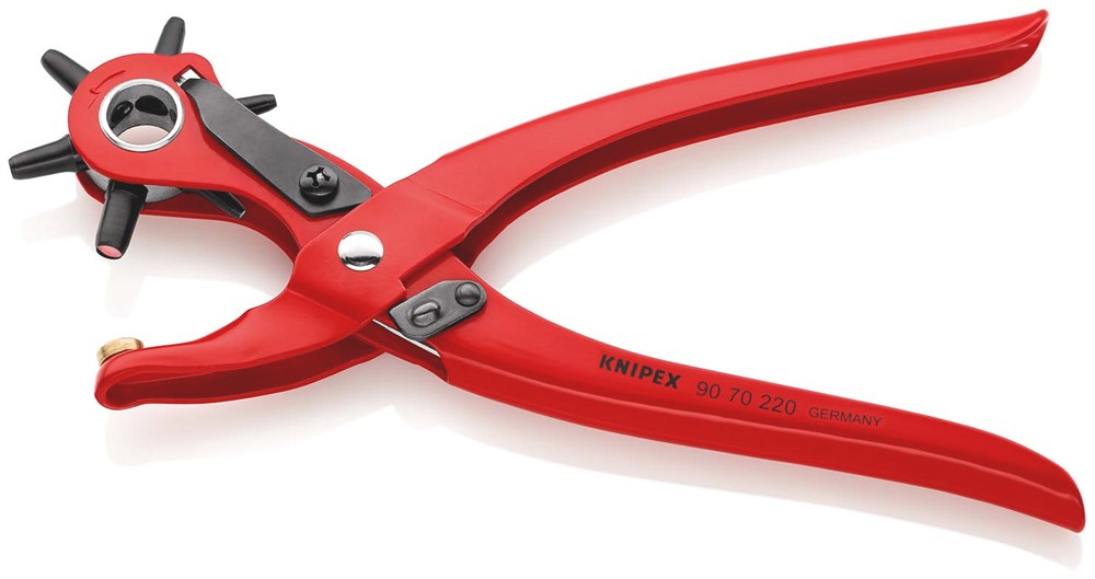 KNIPEX 90 70 220 Revolverponstang rood poedergecoat 220 mm