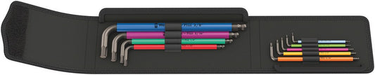 950/9 HEX-PLUS MULTICOLOUR IMPERIAL 1, STIFTSLEUTELSET IN ETUI, INCH, BLACKLASER, 9-DELIG