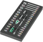 9720 Inzet met 8000 A Zyklop ratel 1/4" 37-delig