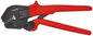 KNIPEX 97 52 04 Krimptang ook te bedienen met twee handen met antislip kunststof bekleding gebruinee