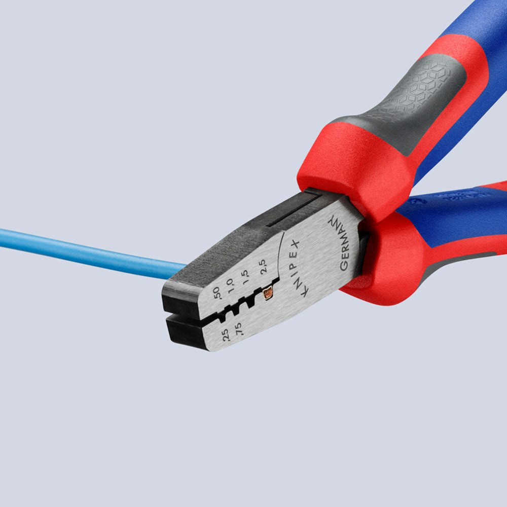 KNIPEX 97 62 145 A Krimptang voor adereindhulzen met comfortgrepen 145 mm