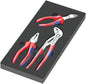 9780 Schuiminzet met KNIPEX tangen,3-dlg 1 x 180; 1 x 250; 1 x 160