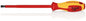 KNIPEX 98 20 80 Schroevendraaiers voor sleufschroeven geïsoleerde meercomponenten-greep, VDE-getest