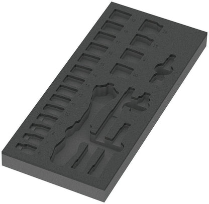 9821 Inzet 8000 B Zyklop ratel 3/8" 172x30x392mm