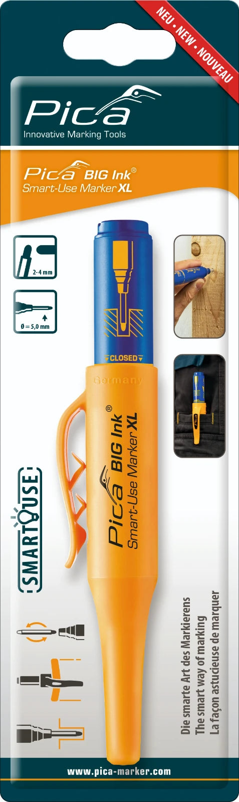 Pica BIG Ink 7041 Markeerstift XL blauw (blister)