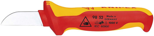 KNIPEX 98 52 Kabelmes geïsoleerde meercomponenten-greep, VDE-getest 190 mm