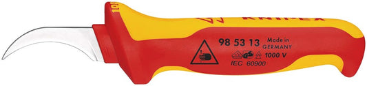 KNIPEX 98 53 13 Kabelmes geïsoleerde meercomponenten-greep, VDE-getest 190 mm