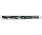 Labor Metaalboor DIN338 HSS-R Rolgewalst 17.0mm afgedraaid 10mm 1TS