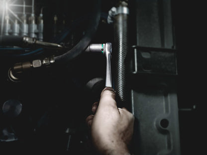 8003 A ZYKLOP METAL-RATEL MET DOORSTEEKVIERKANT MET 1/4"-AANDRIJVING, 141.0 MM