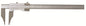 Werkplaats schuifmaat 300x150mm RVS, zonder punten, fijninstelling
