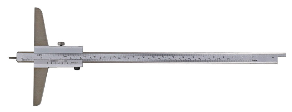 Praz. Tiefen-Messschieber m. Spitze 1,6mm, 150x100 mm,